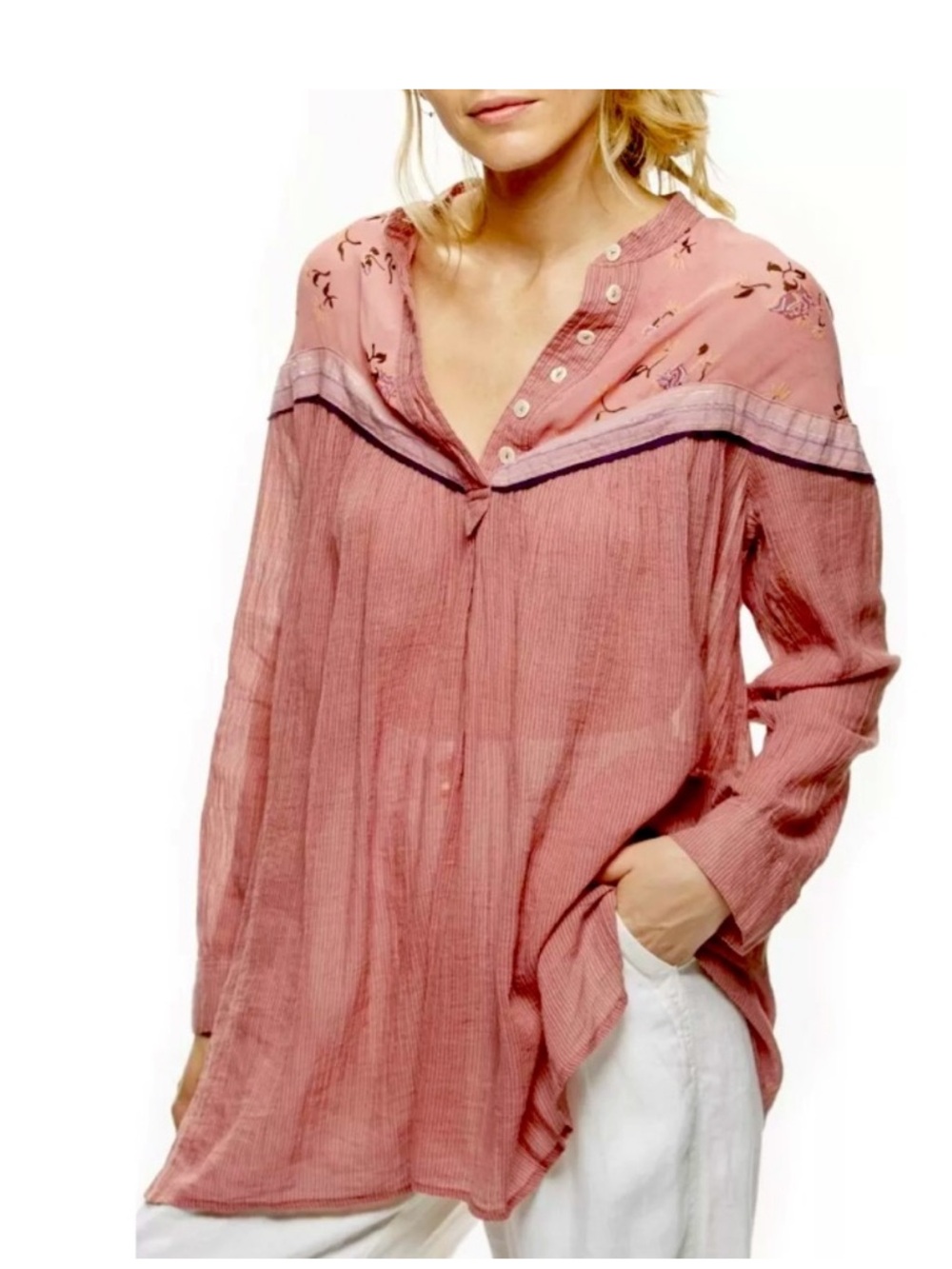 Free People Hearts and Colors Tunic Oversized
Cottagecore Lagenlook Fairycore S